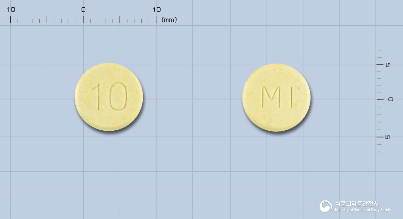 실버셉트오디정 10mg 알약 사진(식약처 낱알식별)