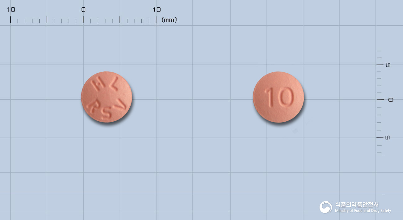 크레첵정 10mg 알약 사진(식약처 낱알식별)