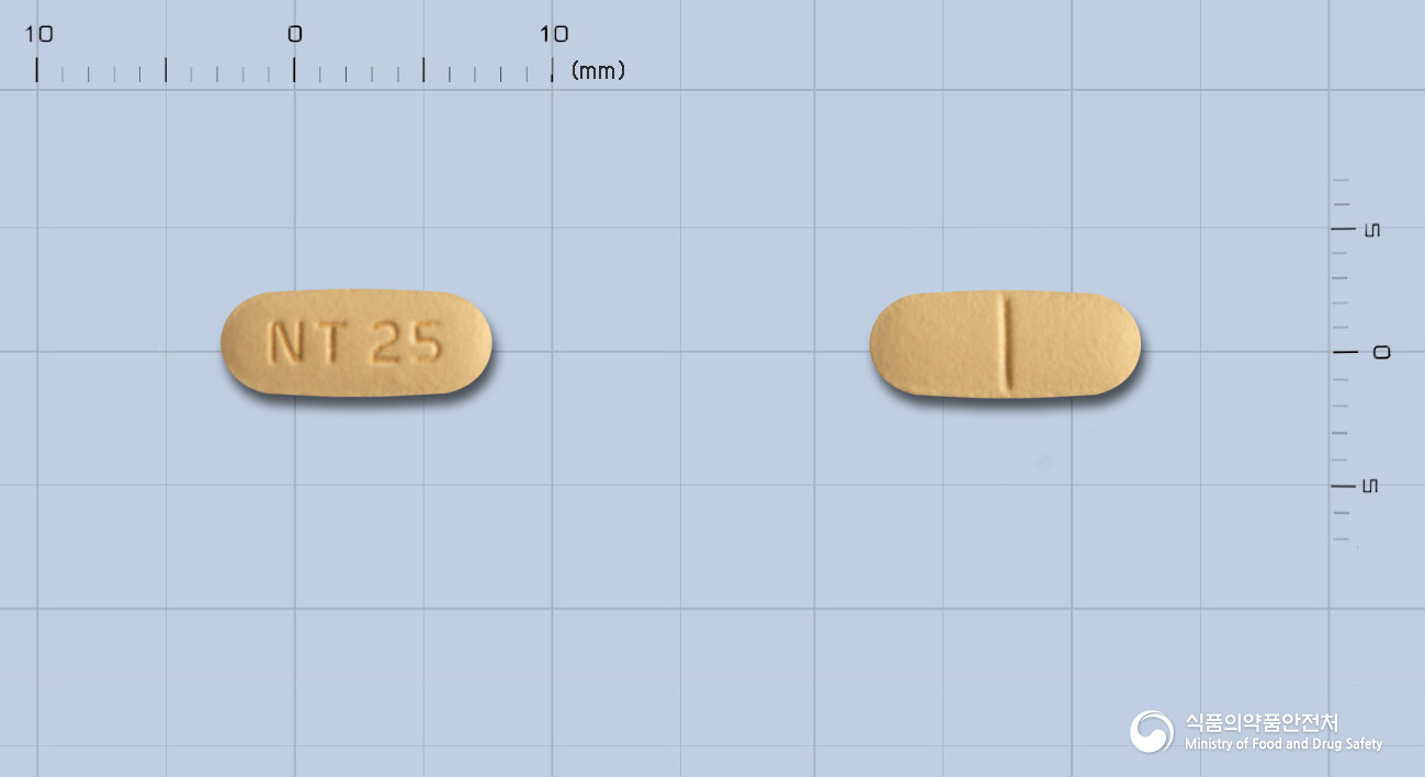 환인날트렉손정 25mg 알약 사진(식약처 낱알식별)
