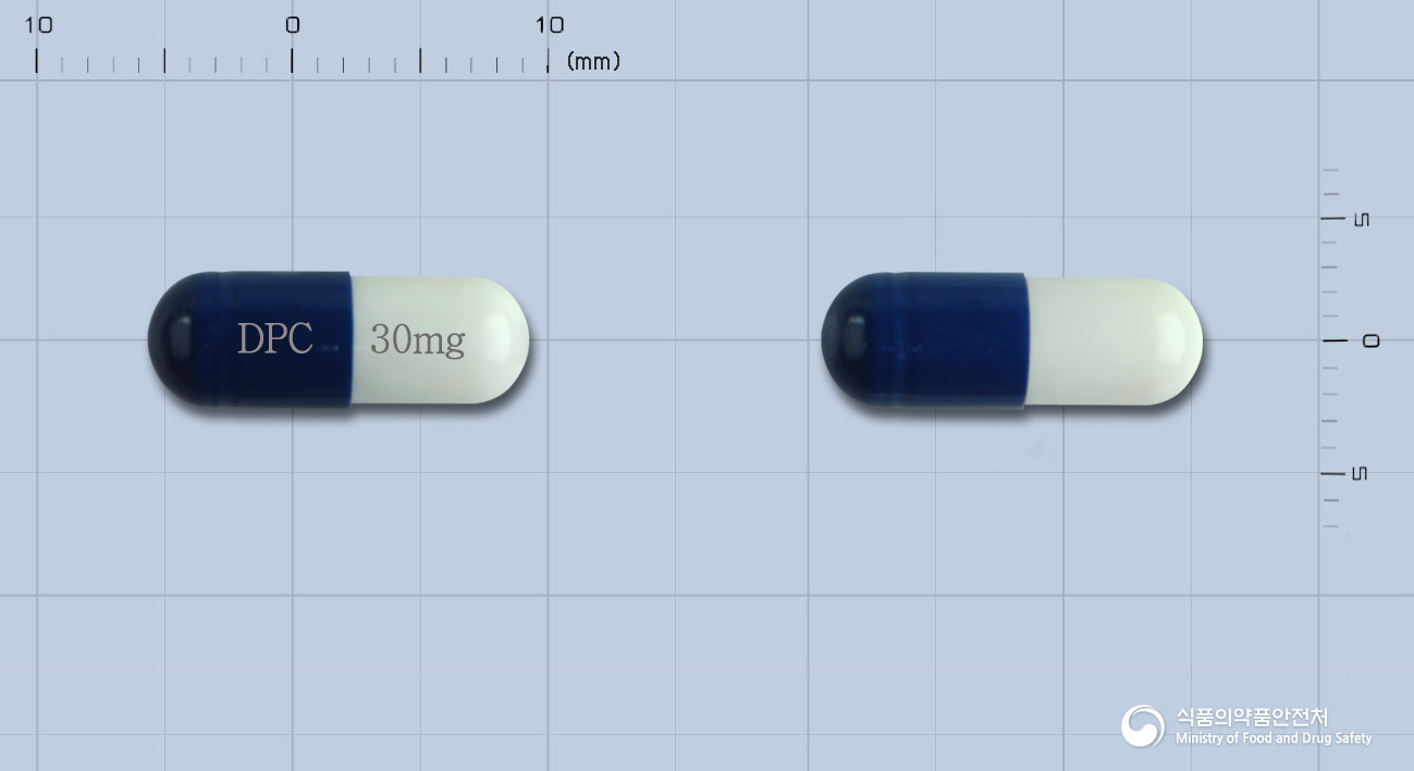 동광둘록세틴캡슐 30mg 알약 사진(식약처 낱알식별)