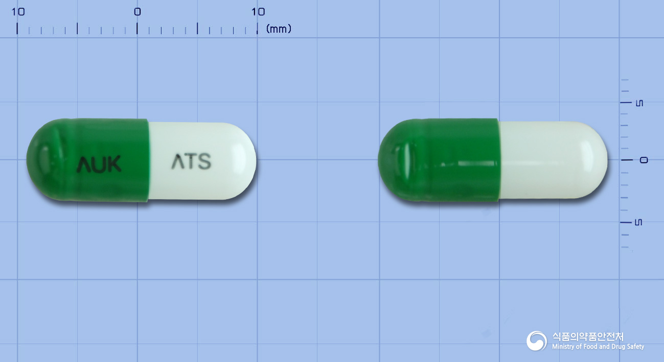 오스테인캡슐 200mg 알약 사진(식약처 낱알식별)