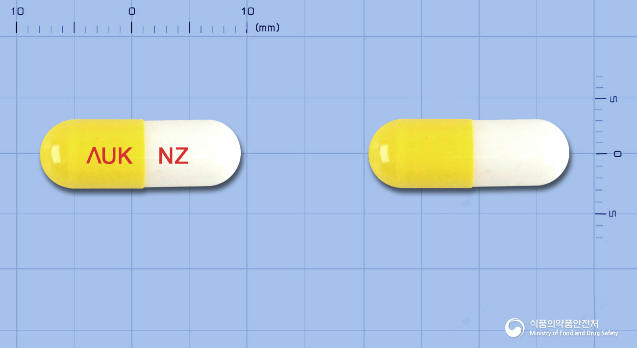 지나딘캡슐 150mg 알약 사진(식약처 낱알식별)