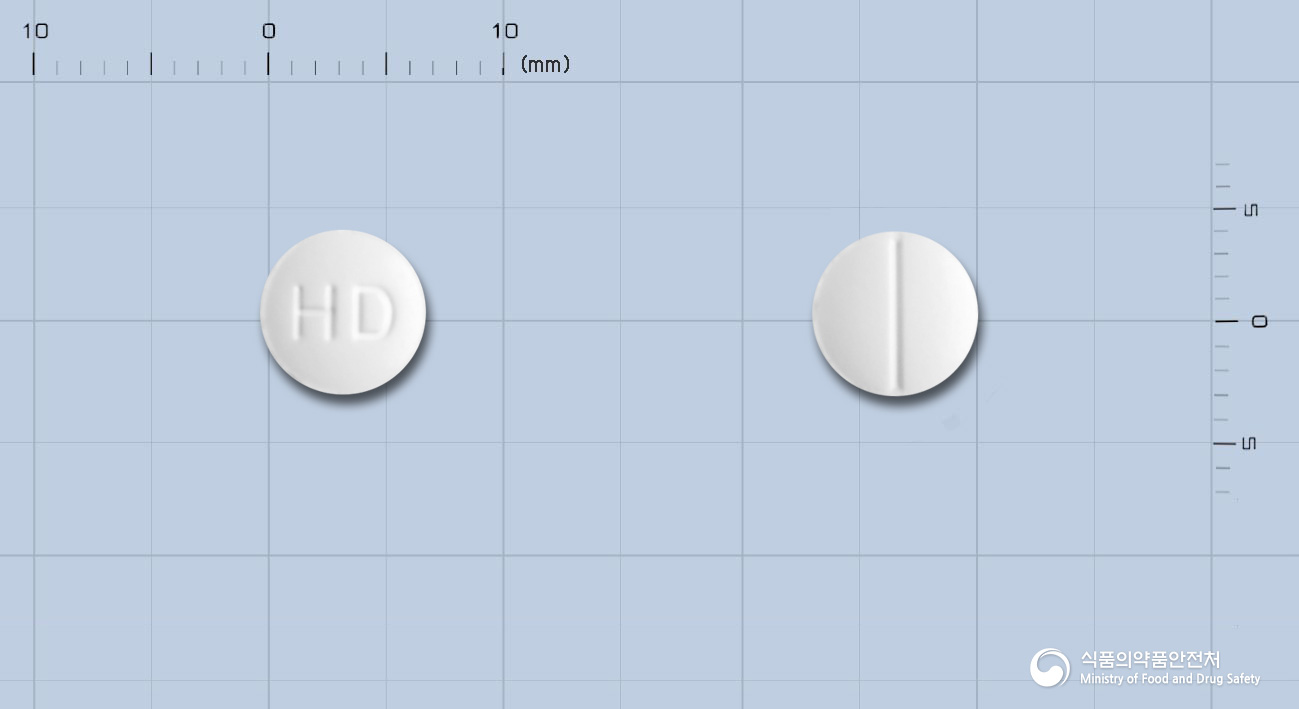 한독바클로펜정 10mg 알약 사진(식약처 낱알식별)