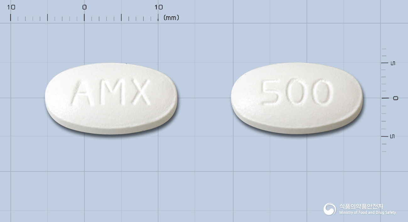 오그멕스듀오정 500mg 알약 사진(식약처 낱알식별)