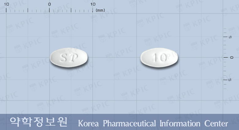 바토르정 10mg 알약 사진(식약처 낱알식별)