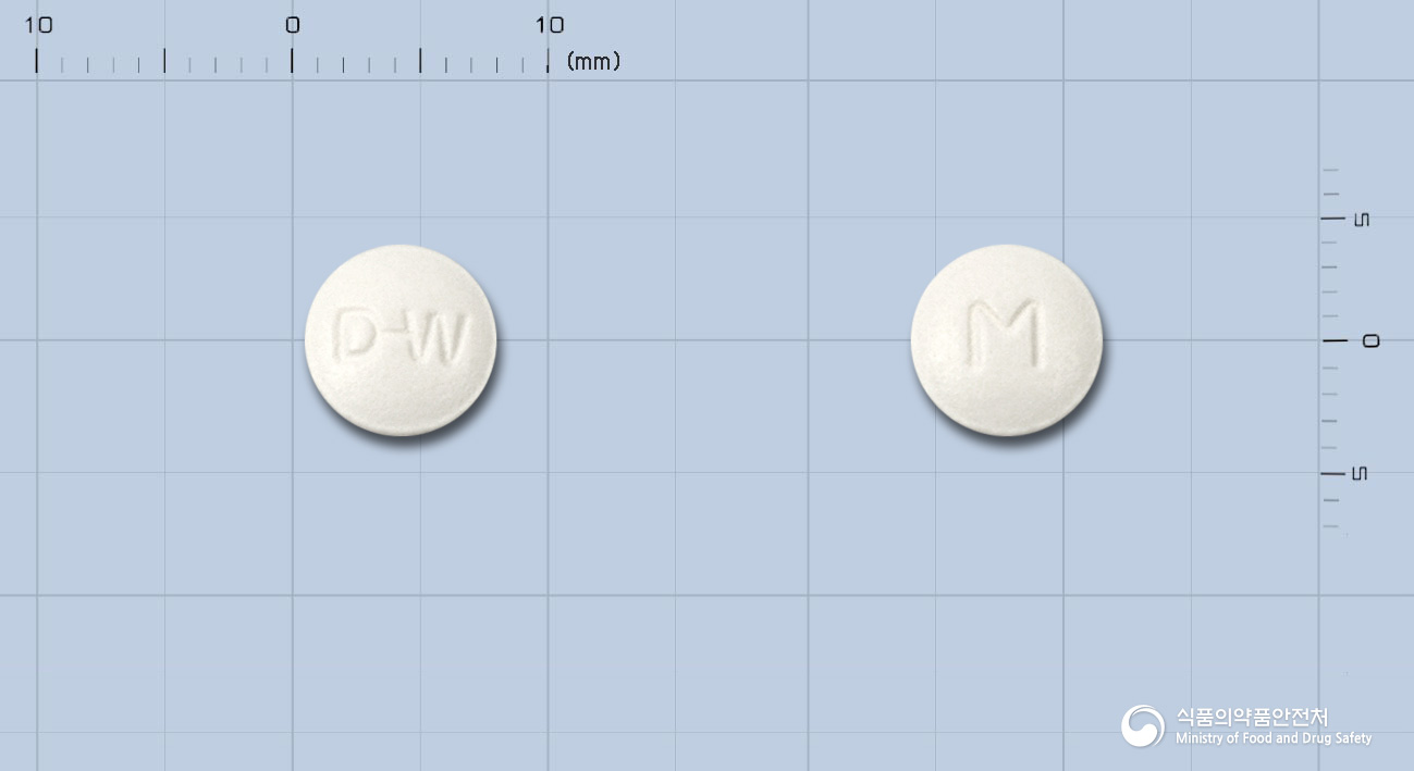 메녹틸정 40mg 알약 사진(식약처 낱알식별)