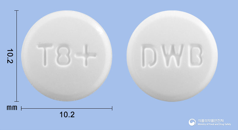 텔미베타플러스정 80/12.5mg 알약 사진(식약처 낱알식별)