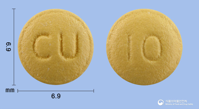 뉴라베정 10mg 알약 사진(식약처 낱알식별)