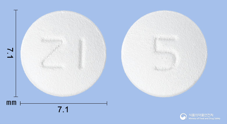 도넵트정 5mg 알약 사진(식약처 낱알식별)
