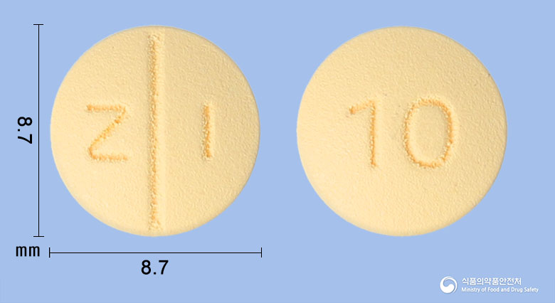 도넵트정 10mg 알약 사진(식약처 낱알식별)