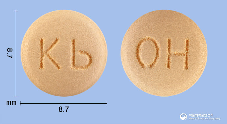 오르메탄플러스정 20/12.5mg 알약 사진(식약처 낱알식별)