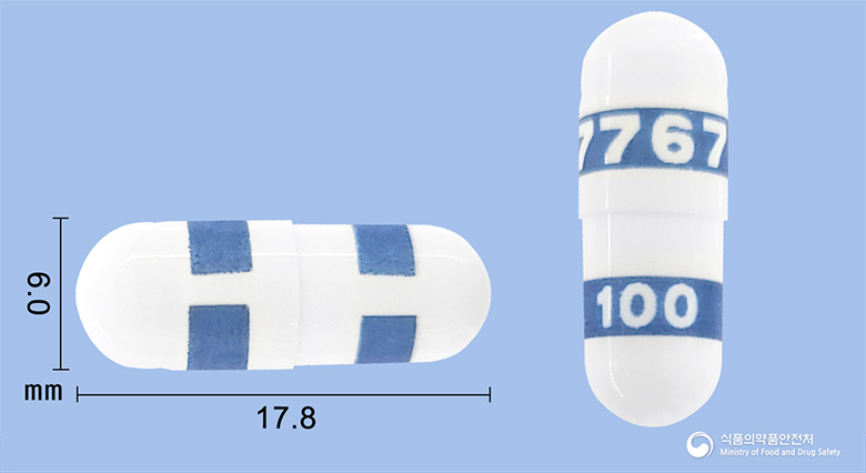 쎄레브렉스캡슐 100mg 알약 사진(식약처 낱알식별)