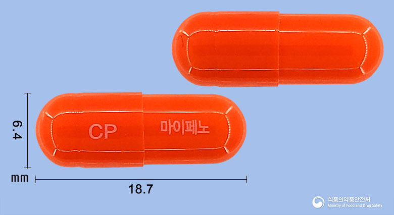 마이페노캡슐(미세화페노피브레이트구형과립)