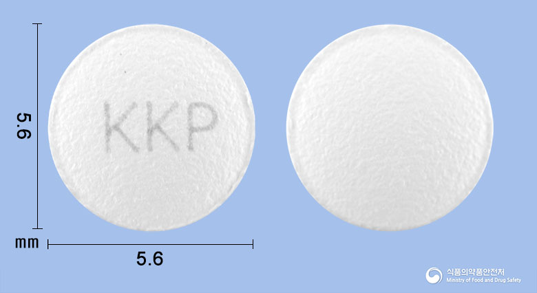 케이바로정 1mg 알약 사진(식약처 낱알식별)