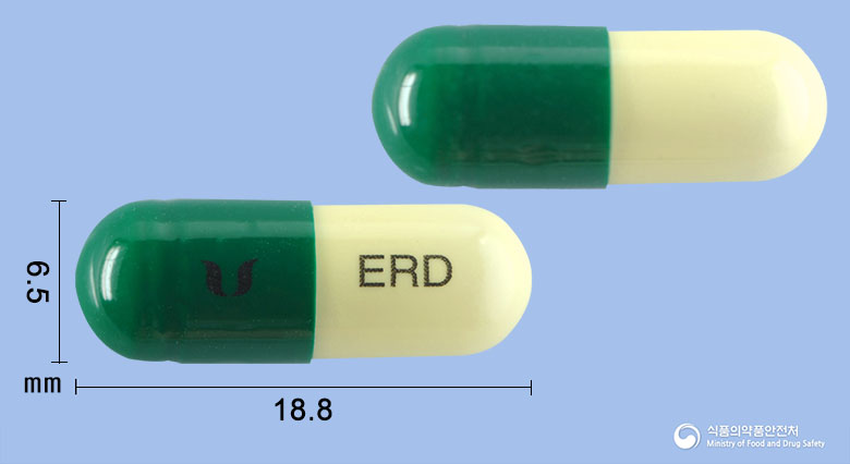 엘도타인캡슐 300mg 알약 사진(식약처 낱알식별)