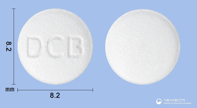 다비드정 100mg 알약 사진(식약처 낱알식별)