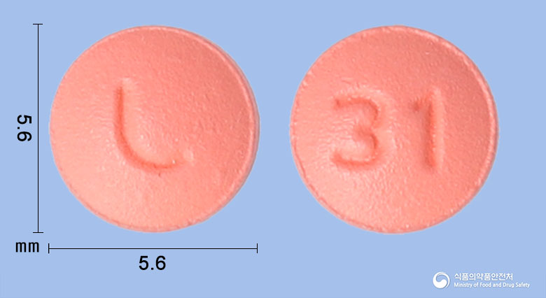 메가로수틴정 5mg 알약 사진(식약처 낱알식별)