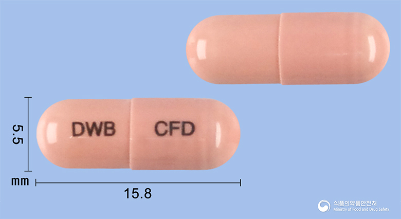 세프다나캡슐 100mg 알약 사진(식약처 낱알식별)