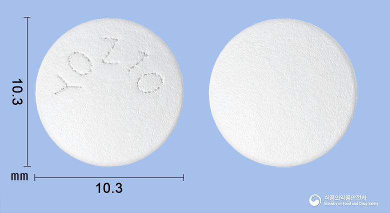 영진올란자핀정 10mg 알약 사진(식약처 낱알식별)