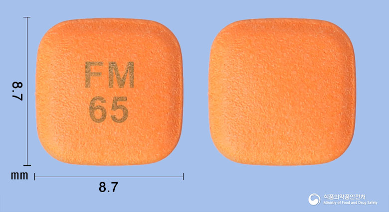 피마듀오정 60/5mg 알약 사진(식약처 낱알식별)