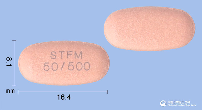 시타폴민정50/500밀리그램
