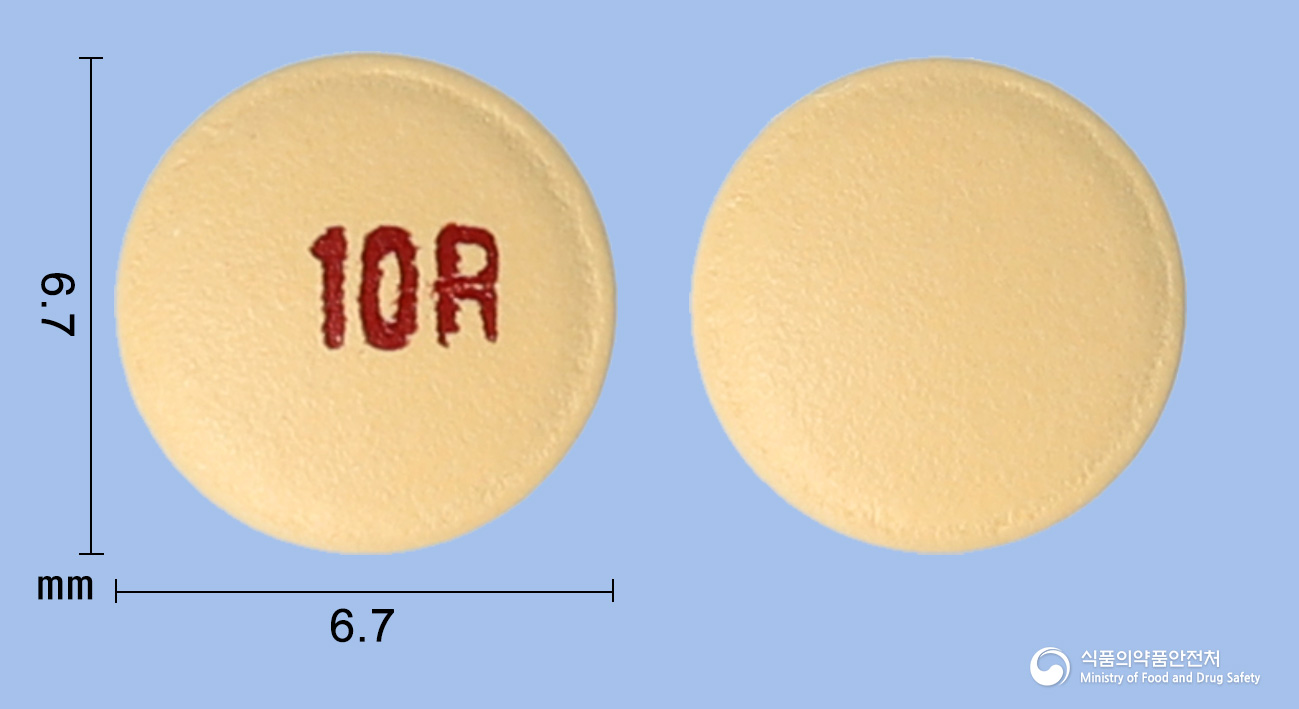 로베돌정 10mg 알약 사진(식약처 낱알식별)