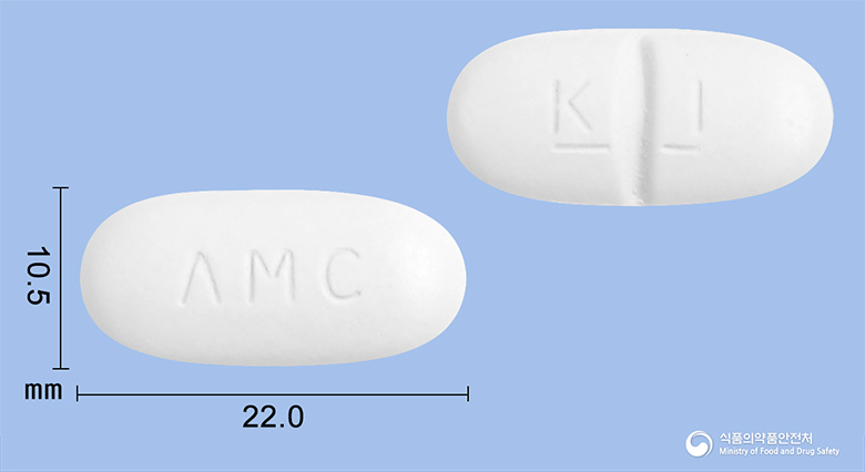 아모크라듀오정1000mg(아목시실린-클라불란산칼륨(7:1))(수출명:서프렌틴듀오정)