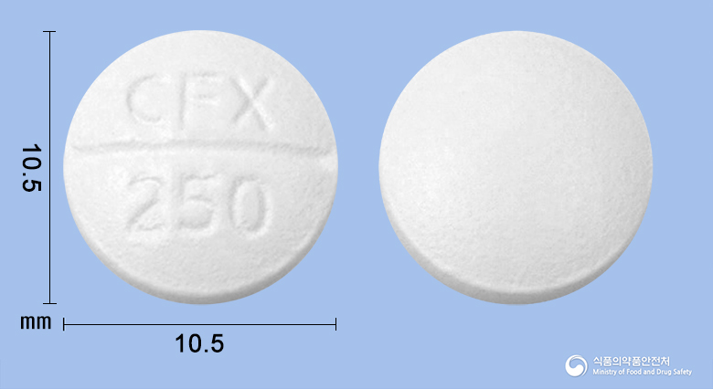 파마시프로플록사신정250mg(시프로플록사신염산염수화물)
