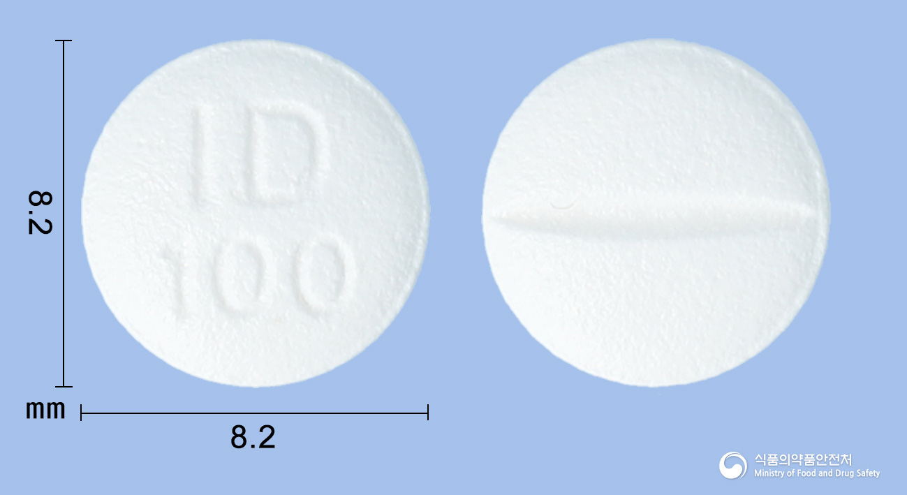 일동레바미피드정 100mg 알약 사진(식약처 낱알식별)