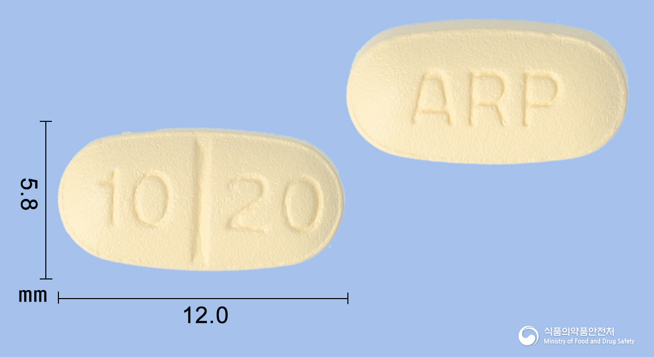 아리플러스정10/20밀리그램(도네페질염산염수화물, 메만틴염산염)