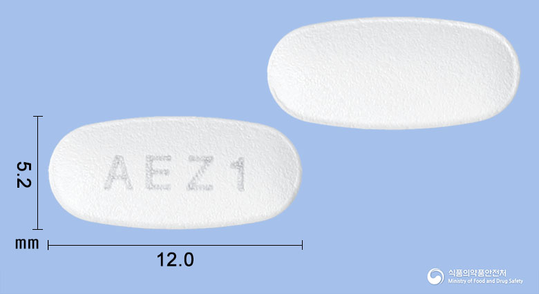 아에제정 10/10mg 알약 사진(식약처 낱알식별)