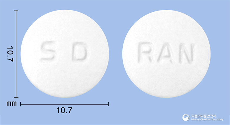 팜젠라니티딘염산염정150mg(수출명:란티드정150mg)