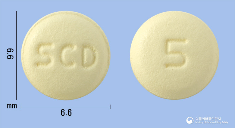 베시민정5mg(솔리페나신숙신산염)