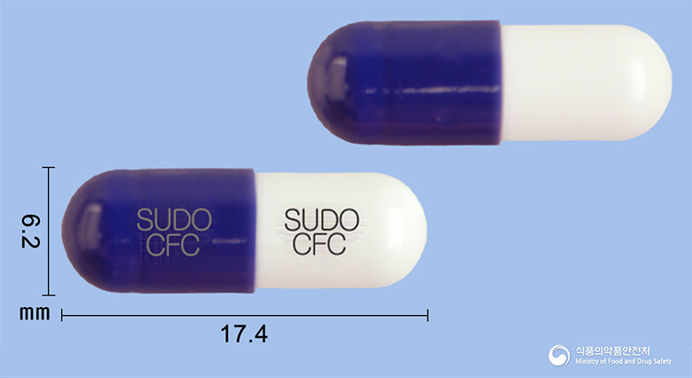 팜젠세파클러캡슐 250mg 알약 사진(식약처 낱알식별)