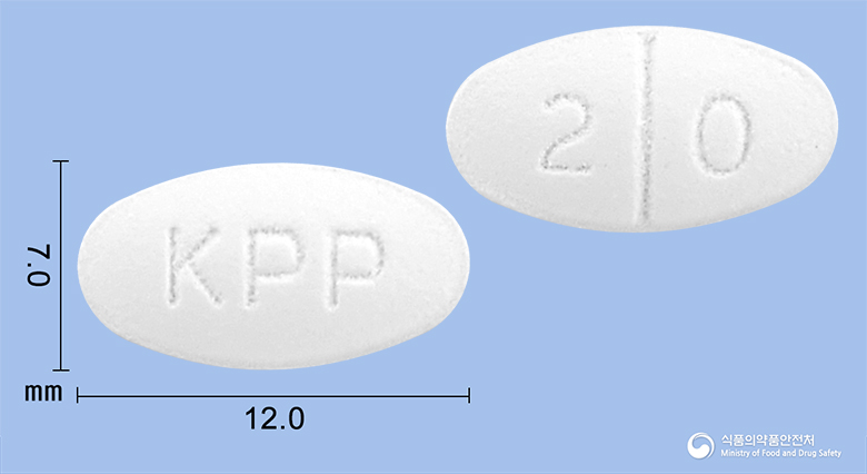 리스테롤정 20mg 알약 사진(식약처 낱알식별)